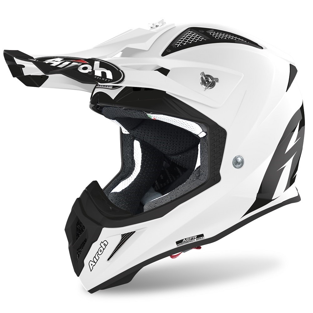 קסדת אירו אביאטור אייס לבן -  AIROH AVIATOR ACE  V21