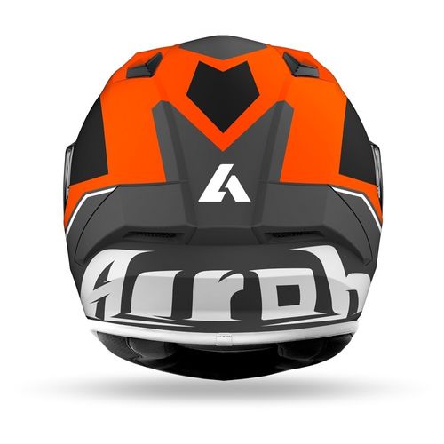 קסדת אירו מלאה אפור / כתום / שחור מט - AIROH VALOR WINGS V21 