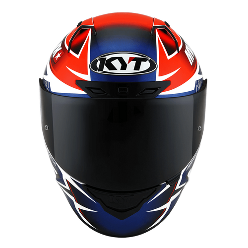 קסדת קיי ויי טי כתום / כחול  KYT NX-RACE BALANCE