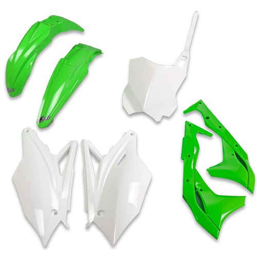 סט פלסטיקה מלא לאופנוע צבע מקורי UFO PLATSIC KIT KAWASAKI KXF250 2018-2020 111