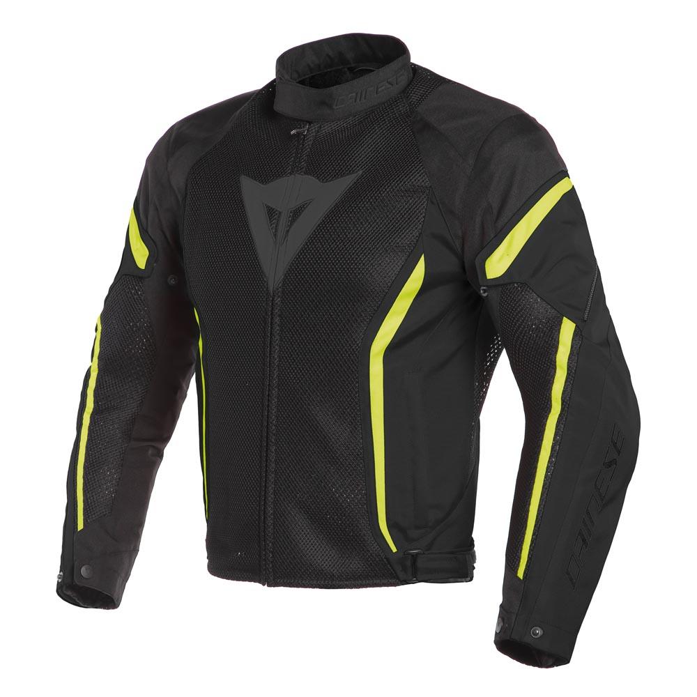 מעיל קיץ שחור / צהוב - DAINESE AIR CRONO 2 AIR TEX
