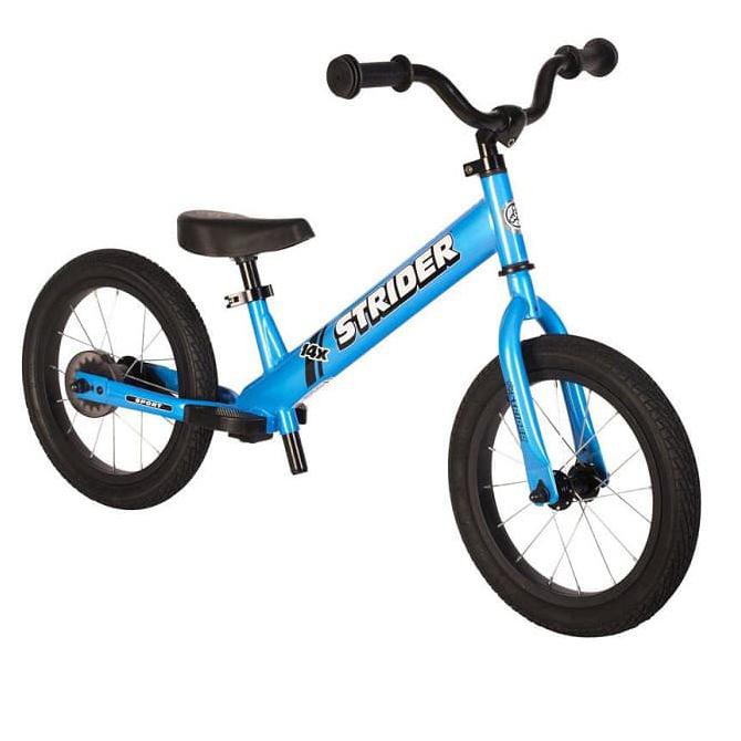אופני איזון לילדים סטריידר כחול +קיט פדלים STRIDER 14 SPORT 