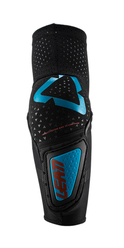 מגני מרפקים ליט שחור / כחול - LEATT 3DF HYBRID V21