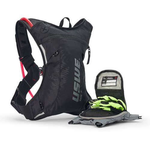 תיק רכיבה שחור  USWE RAW CARBON BLACK 3L