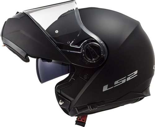 קסדה נפתחת אל אס 2 שחור מט LS2 FF325 STROBE
