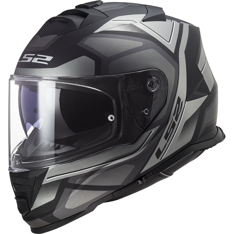 קסדת אל אס 2 סטורם טיטאניום / שחור מט LS2 FF800 STORM FASTER