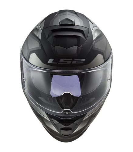 קסדת אל אס 2 סטורם טיטאניום / שחור מט LS2 FF800 STORM FASTER
