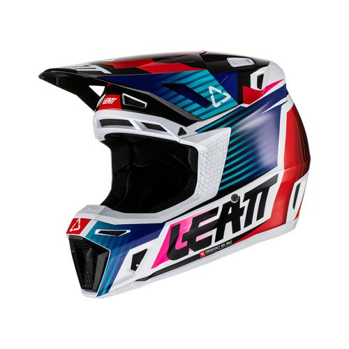 קסדת ליט 8.5 כולל משקפי אבק רויאל -LEATT MOTO 8.5 ROYAL V22 