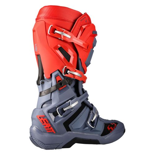 מגף רכיבה ליט אפור / אדום - LEATT BOOTS GPX 5.5 GRAPHENE V22