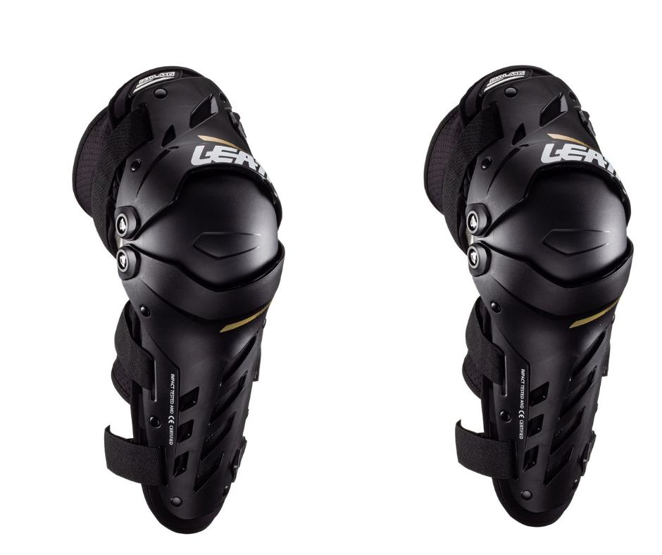 מגני ברכיים ליט שחור  - LEATT DUAL AXIS V22