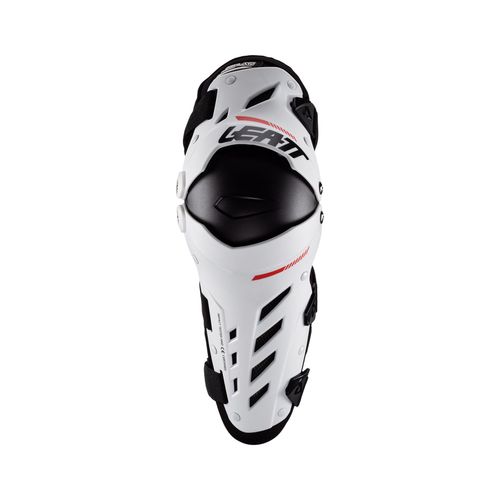מגני ברכיים ליט לבן / אדום - LEATT DUAL AXIS V22