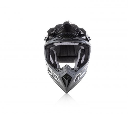 קסדת אצ'רביס קרבון אפור / שחור ACERBIS STEEL CARBON