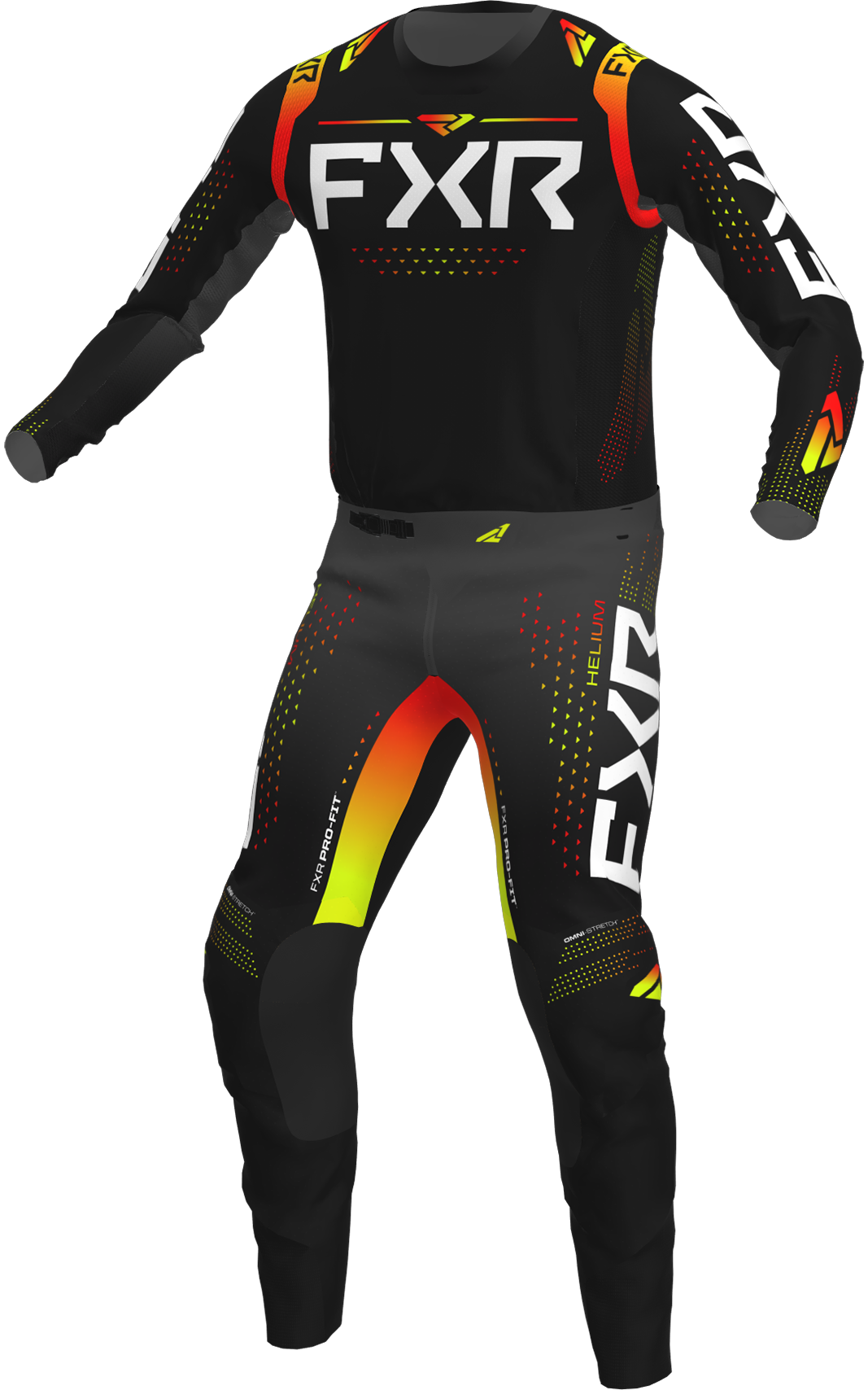 חליפת אף אקס אר הליום שחור / כתום FXR HELIUM BLACK INFERNO