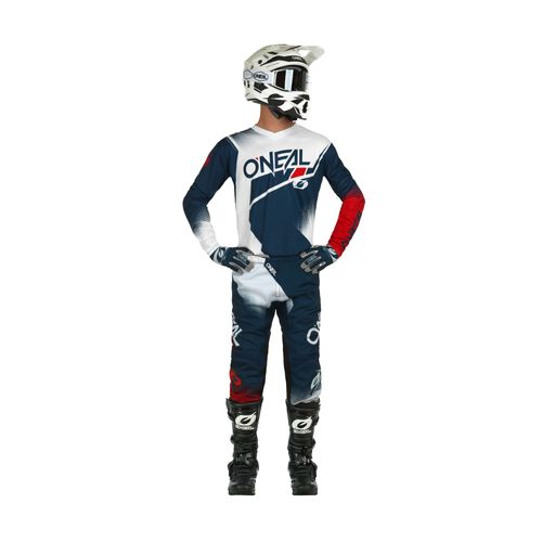 חליפת אוניל כחול / לבן - ONEAL ELEMENT RACERWEAR V22 