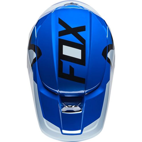 קסדת ילדים פוקס כחול / לבן - FOX V1 LUX YTH V22