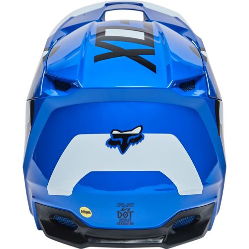 קסדת ילדים פוקס כחול / לבן - FOX V1 LUX YTH V22