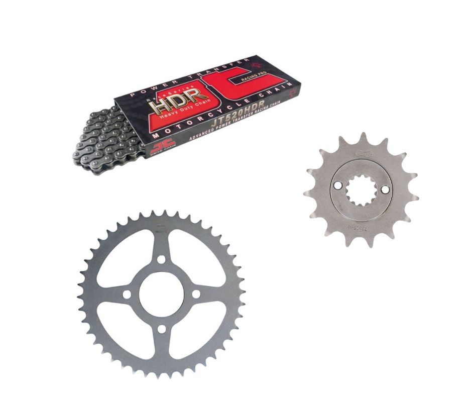 סט גלגלי שיניים ושרשרת מחוזקת SHERCO 2T