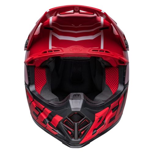 קסדת בל שחור / אדום  - BELL MOTO FLEX9S SPRINT