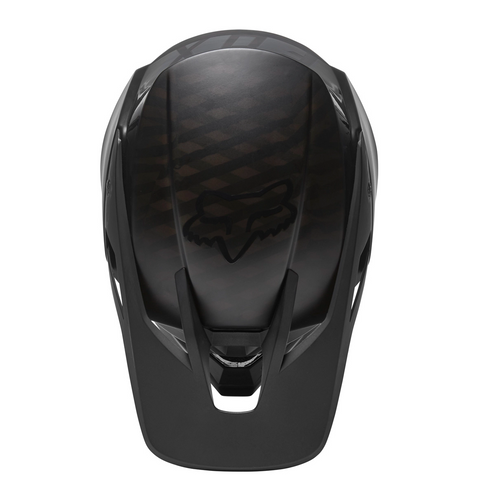 קסדת פוקס שחור קרבון -  FOX V3 RS CARBON V22