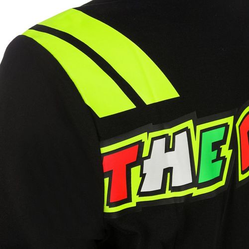 חולצה קצרה ולנטינו רוסי שחור / צהוב VR46 46 T-SHIRT