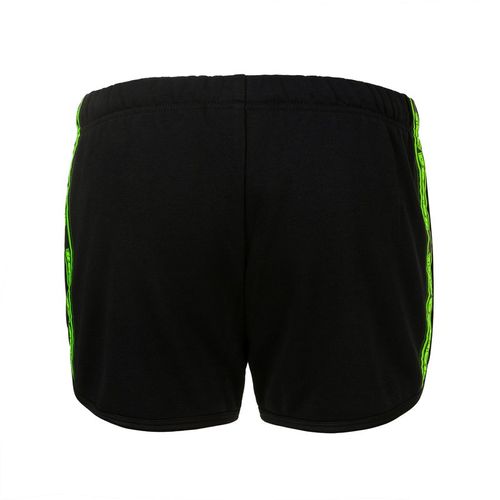 מכנס נשים קצר ולנטינו רוסי שחור / צהוב VR46 THE DOCTOR SHORT PANTS
