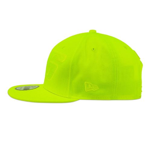 כובע ולנטינו רוסי צהוב VR46 NEW ERA NEON YELLOW TONE-ON-TONE CORE CAP