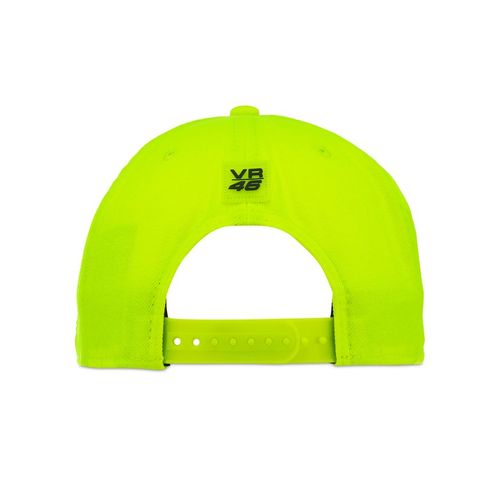 כובע ולנטינו רוסי צהוב VR46 NEW ERA NEON YELLOW TONE-ON-TONE CORE CAP