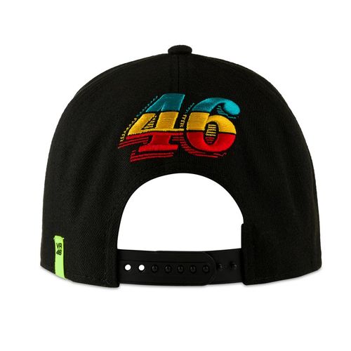 כובע ולנטינו רוסי שחור / צבעוני VR46 NEW ERAVRFORTYSIX CAP