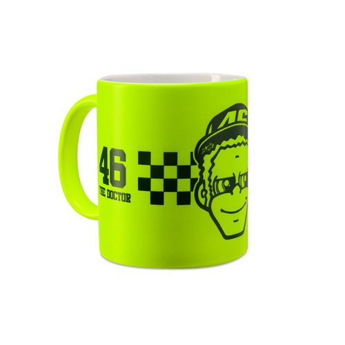 כוס קפה מאג ולנטינו רוסי לבן / צבעוני- VR46 DOCTOR MUG
