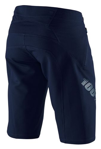 מכנס רכיבה קצר לאופניים כחול 100% AIRMATIC