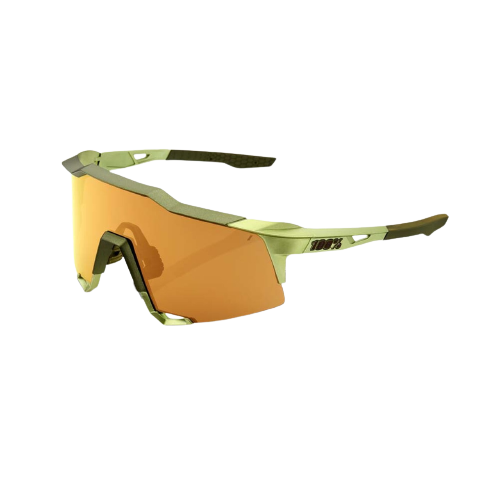 משקפי שמש לרכיבת אופניים ירוק - 100% SPEEDCRAFT 