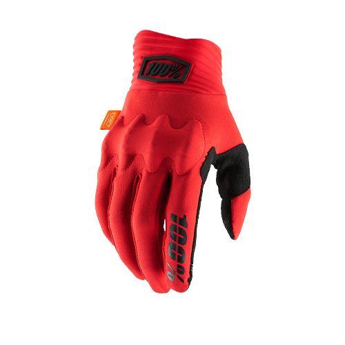 כפפות רכיבה 100% אדום- COGNITO 3DO GLOVES