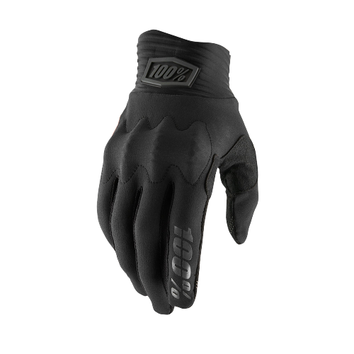 כפפות רכיבה 100% שחור - COGNITO 3DO GLOVES