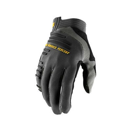 כפפות רכיבה 100% אפור - R-CORE GLOVES