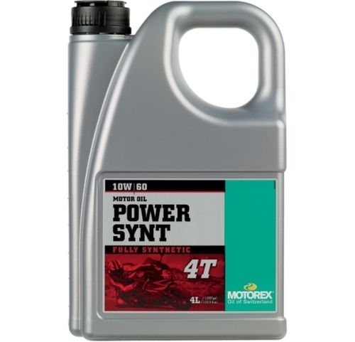 שמן מנוע מוטורקס 4 פעימות 10W60 נפח 4 ליטר - MOTOREX POWER SYNT 4T 4L