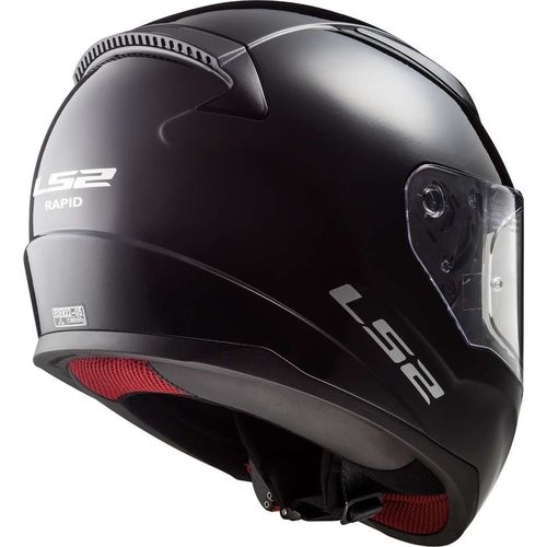 קסדת אל אס 2 רפיד שחור מבריק - LS2 FF353 RAPID SOLID BLACK