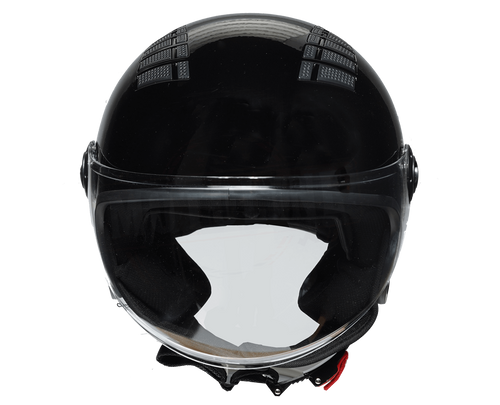 קסדת 3/4 וינז שחור -  VINZ JET HELMET