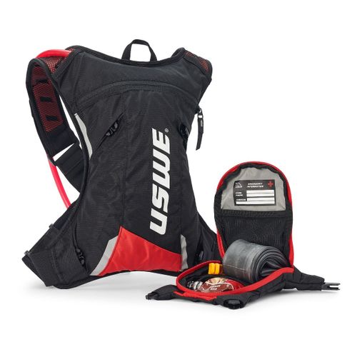 תיק רכיבה שחור / אדום -  USWE MTB HYDRO 3L  