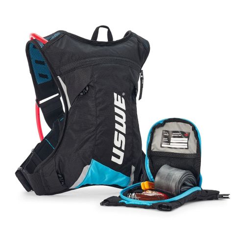 תיק רכיבה שחור / כחול -  USWE MTB HYDRO 3L  