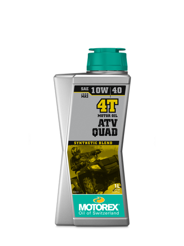 שמן מנוע מוטורקס לטרקטרונים 4 פעימות 10W40 נפח 1 ליטר - MOTOREX ATV QUAD 4T
