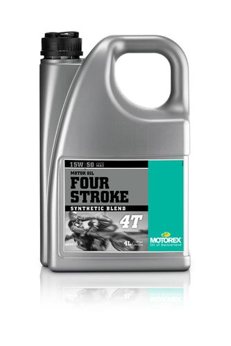 שמן מנוע מוטורקס 4 פעימות 15W50 נפח 4 ליטר - MOTOREX FOUR STROKE