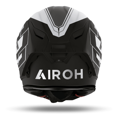 קסדת אירו מלאה אפור / לבן - AIROH GP550 S CHALLENGE