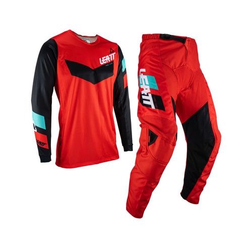 חליפת ליט 3.5 אדום - LEATT MOTO 3.5  RIDE RED V23 
