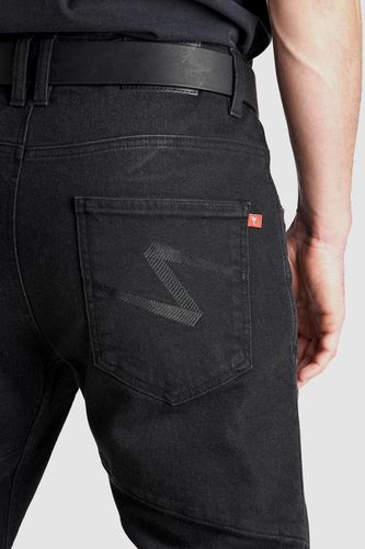 ג'ינס ממוגן לרכיבה פנדו שחור - PANDO BOSS DYN JEANS