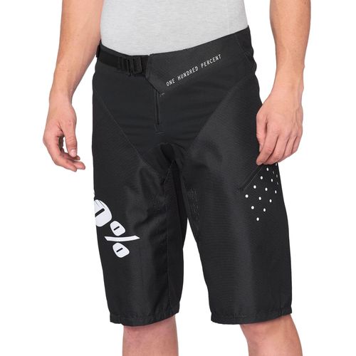 מכנס רכיבה קצר לאופניים שחור 100% R-CORE DH