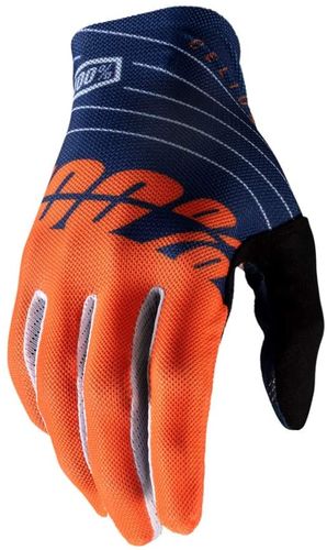 כפפות רכיבה 100% כתום / כחול - CELIUM GLOVE