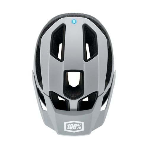 קסדת אול מאונטיין לאופניים 100% אפור  -  ALTEC FIDLOCK