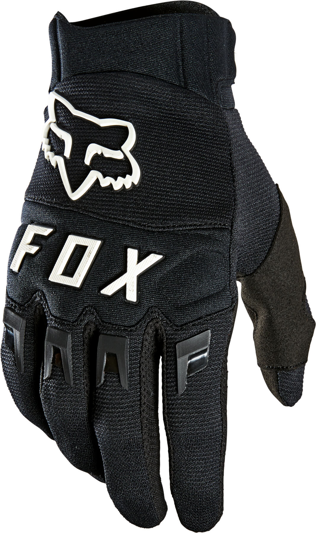 כפפות רכיבה פוקס שחור / לבן - FOX DIRTPAW CE V23