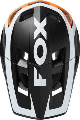 קסדת אנדורו לאופניים פוקס אפור שחור -  FOX DROPFRAME MIPS DIVIDE V23