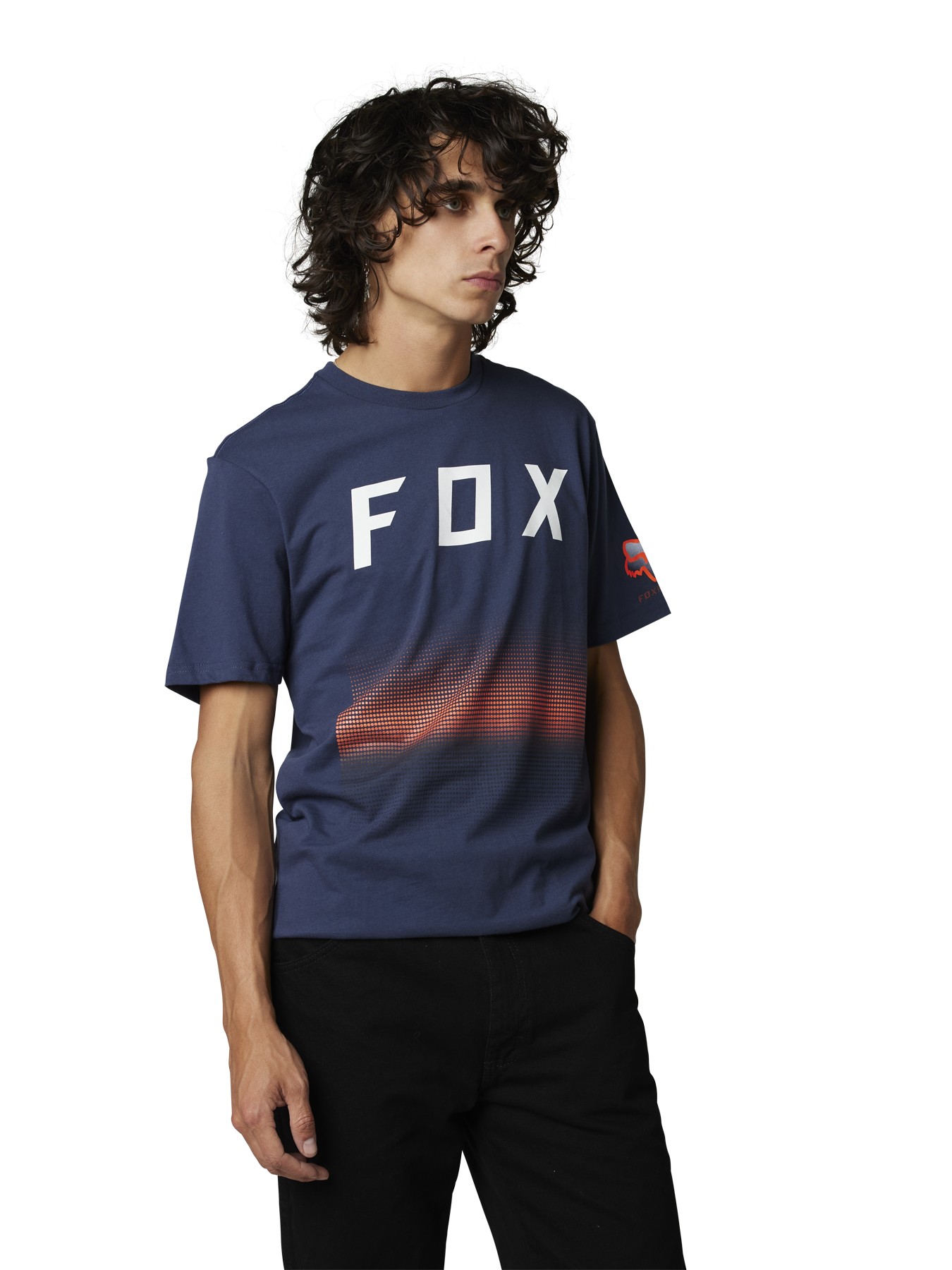 חולצת פוקס כחול - FOX FGMNT SS TEE V23